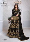 Black Colour Latest Fancy Designer Wedding Wear Faux Georgette Heavy Embroidery Work Salwar Suit Collection 2201